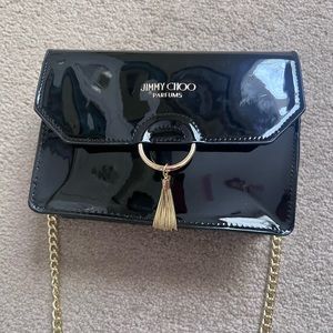 Black Jimmy Choo Parfume crossbody purse